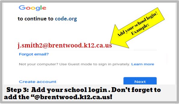 How To Log In To Code Org Our Digital Classroom